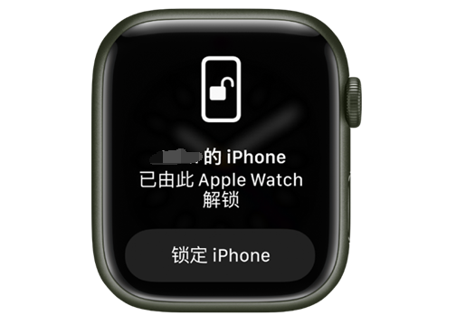 白马井镇苹果手机维修分享用 AppleWatch 解锁配备面容 ID 的 iPhone方法 