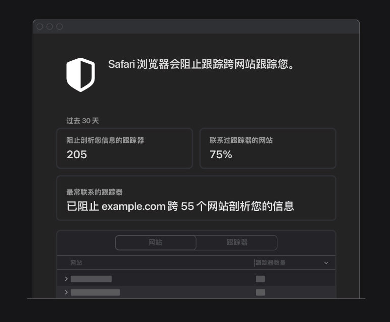 白马井镇苹果手机维修分享如何在 Safari 浏览器中查看和打开隐私报告 